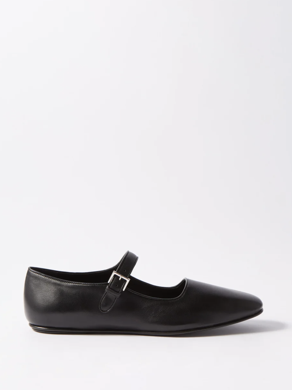 Ava Leather Mary Jane Flats