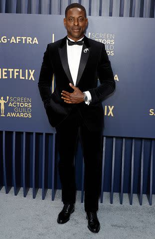 <p>Frazer Harrison/Getty</p> Sterling K. Brown