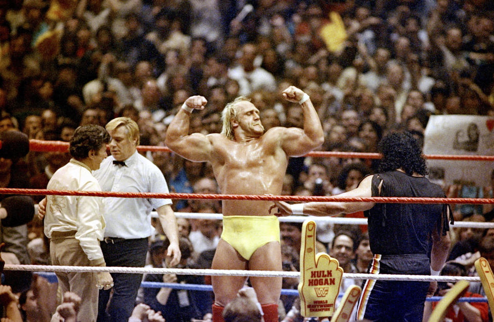 Wrestlemania at Madison Square Garden in New York, May 31, 1985. (AP Photo)