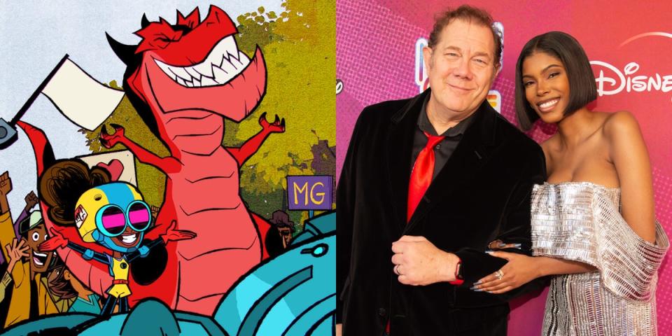 Fred Tatasciore and Diamond White voice Devil Dinosaur and Moon Girl.