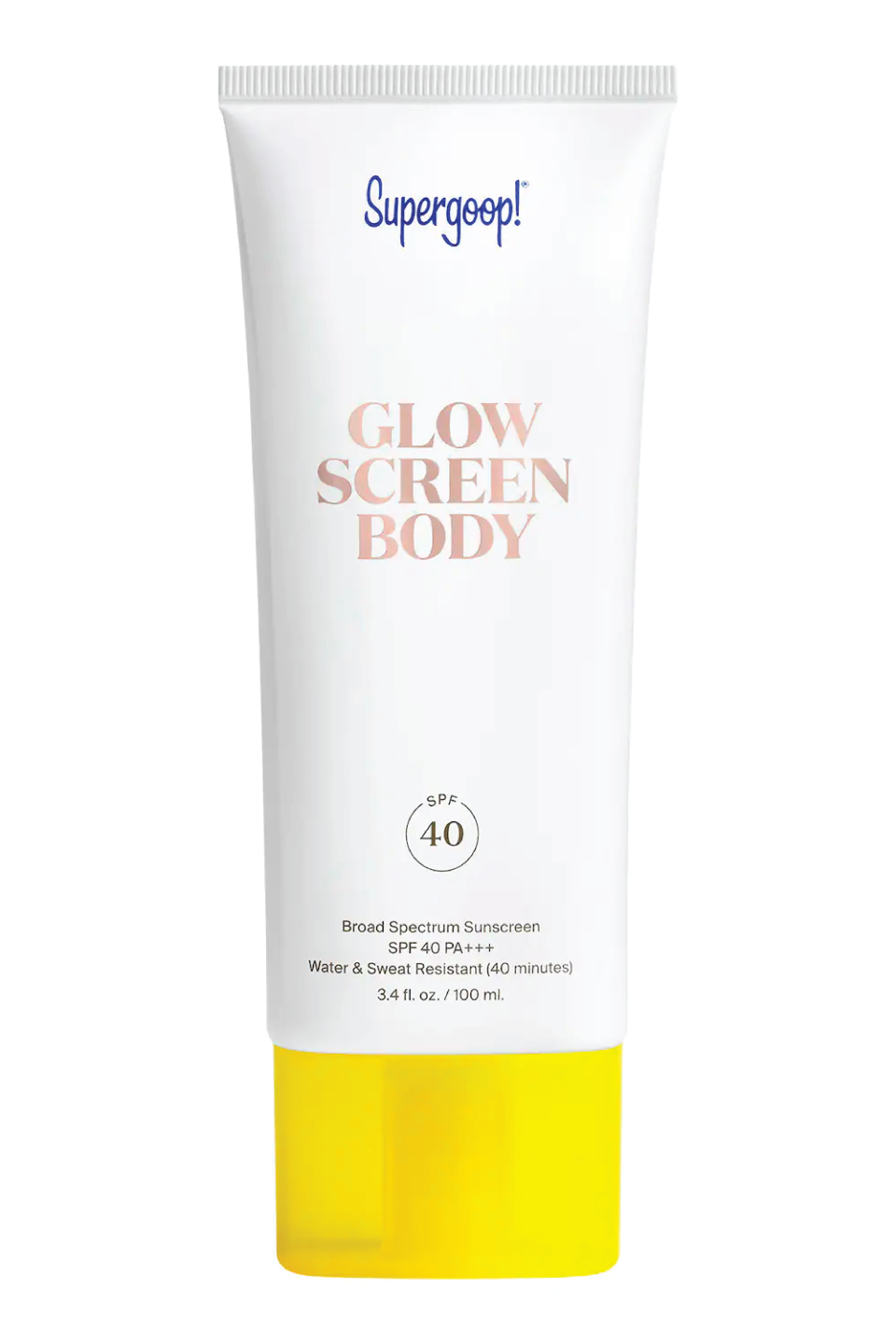 4) Supergoop! Glowscreen Body Sunscreen SPF 40 PA+++