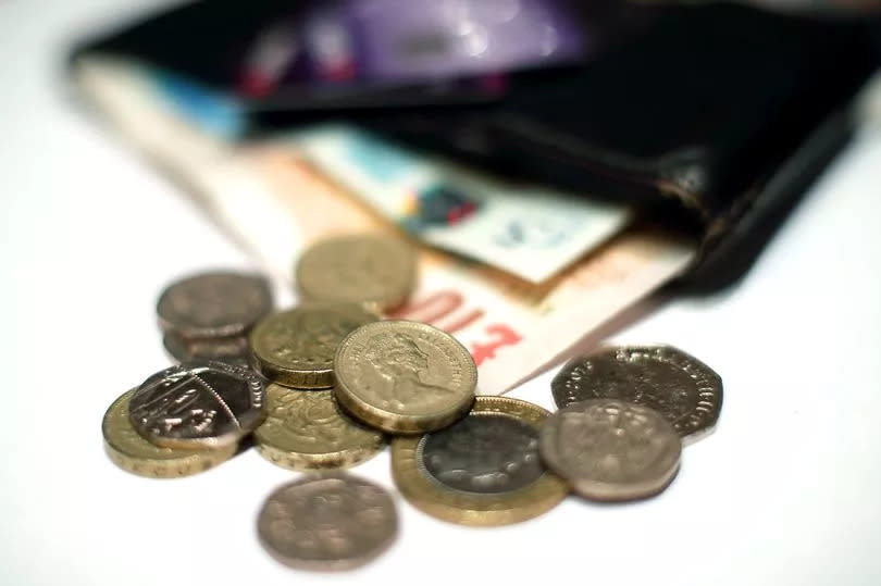 Photo of money, coins and notes