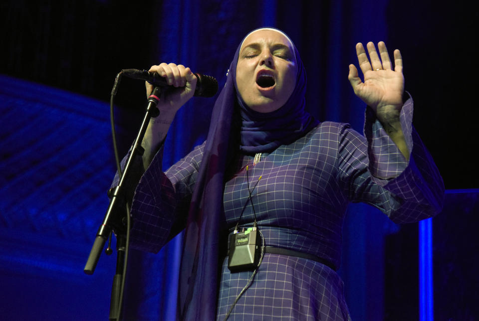 Sinead O'Connor performs at August Hall on February 07, 2020. (Getty)