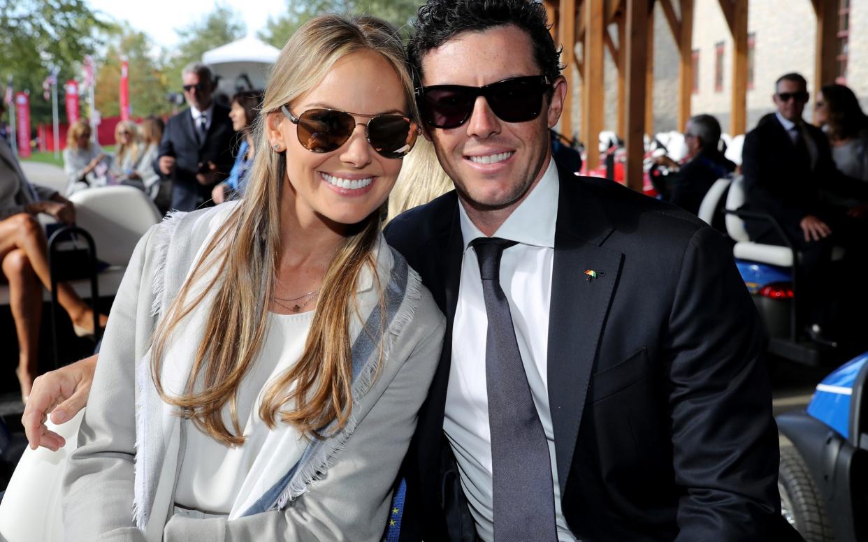Erica Stoll and Rory McIlroy  - David Cannon Collection