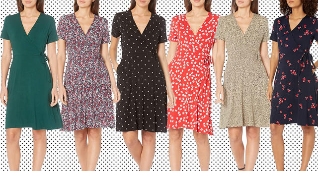 Amazon's flattering wrap dress is being ...