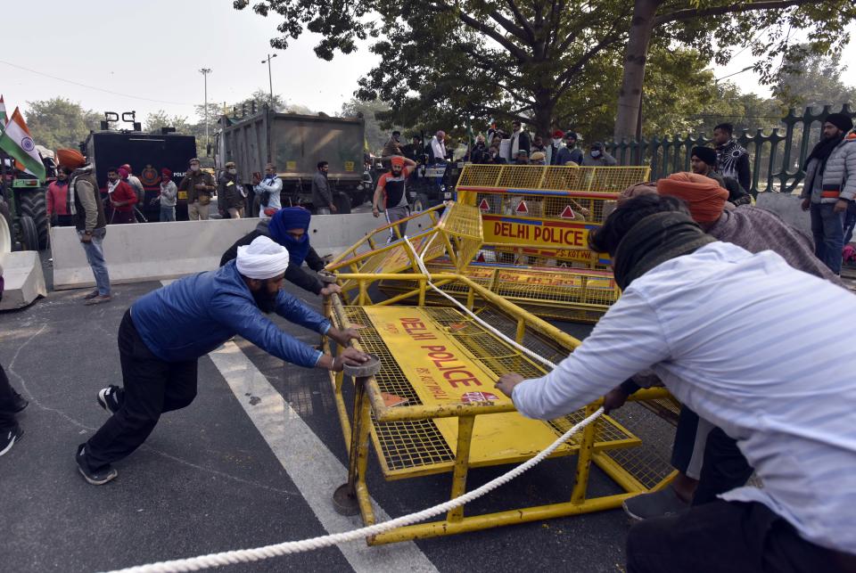 Farmers Tractor Parade In Delhi Against Farm Laws Turns Violent