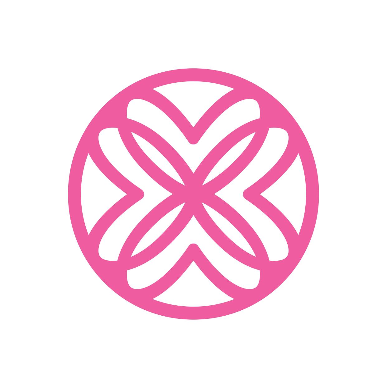 The new Lilly Pulitzer brandmark, which is designed to be reminiscent of a butterfly, is shown here.