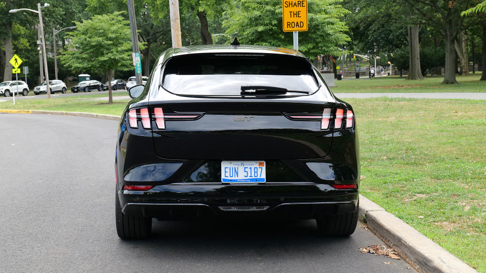 <p>2024 Ford Mustang Mach-E GT review photos</p>
