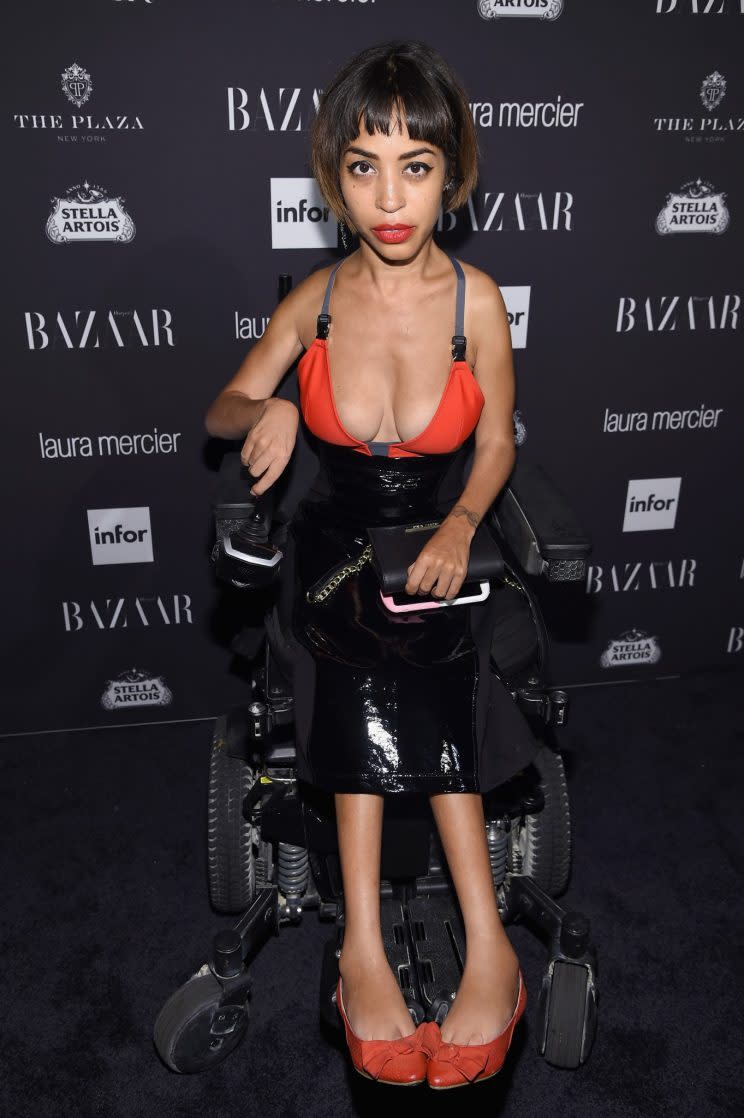 Wheelchair user Jillian Mercado signed to modelling agency IMG, appearing in a number of high-profile campaigns [Photo: Getty]