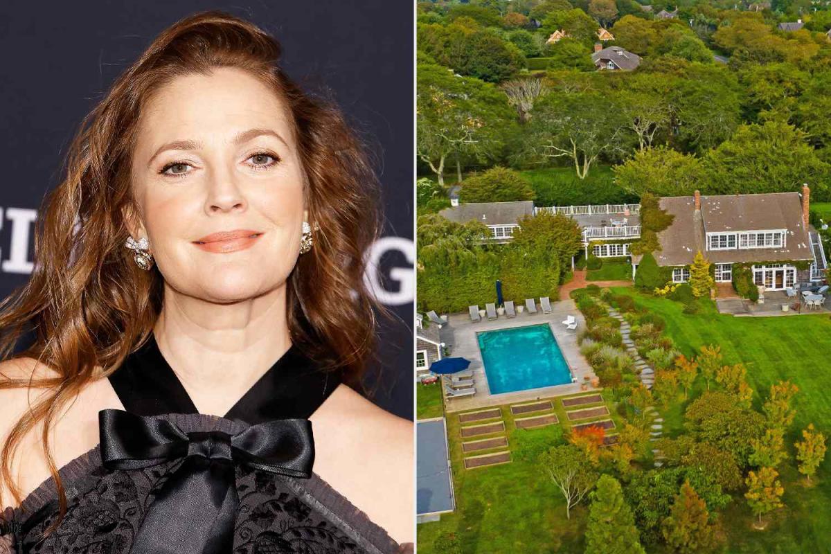 Rumah Hamptons Drew Barrymore yang Luas Memukau Pasar dengan Harga $8,5 Juta — Lihat Ke Dalam!