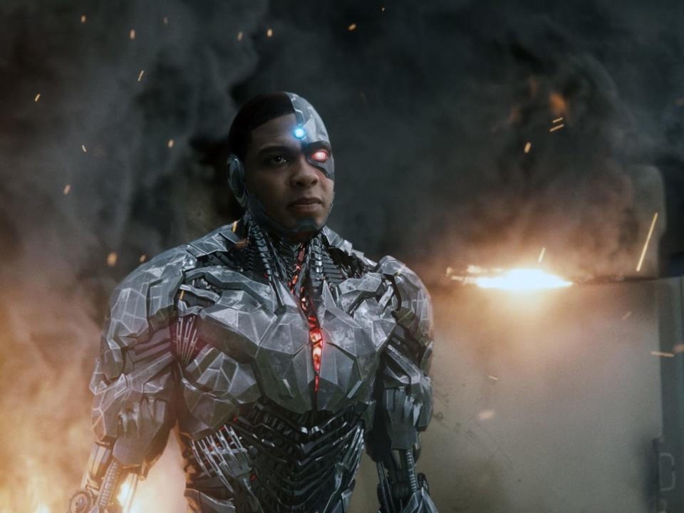 <div class="inline-image__caption"> <p>Ray Fisher as Cyborg in <em>Justice League</em>. After the film's release, Fisher spoke out against pinch-hitter director Joss Whedon, whom Fisher alleged was "abusive" toward cast and crew on set.</p> </div> <div class="inline-image__credit"> Warner Bros. via The Everett Collection </div>