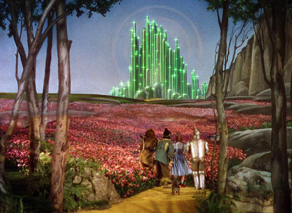 <p><em>The Wizard of Oz</em> was nominated for a grand total of <a href="https://www.imdb.com/title/tt0032138/awards?ref_=tt_awd" rel="nofollow noopener" target="_blank" data-ylk="slk:six Academy Awards;elm:context_link;itc:0;sec:content-canvas" class="link ">six Academy Awards</a>, including Best Picture and Best Cinematography. It won two, but alas, it lost the top prize to Vivien Leigh and Clark Gable’s antebellum wartime romance, <em>Gone with the Wind</em>.</p>