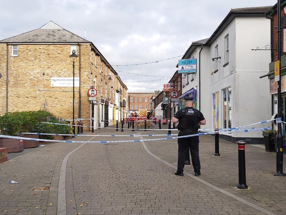 Police at the scene in Brentwood, Essex (Essex Police/PA)