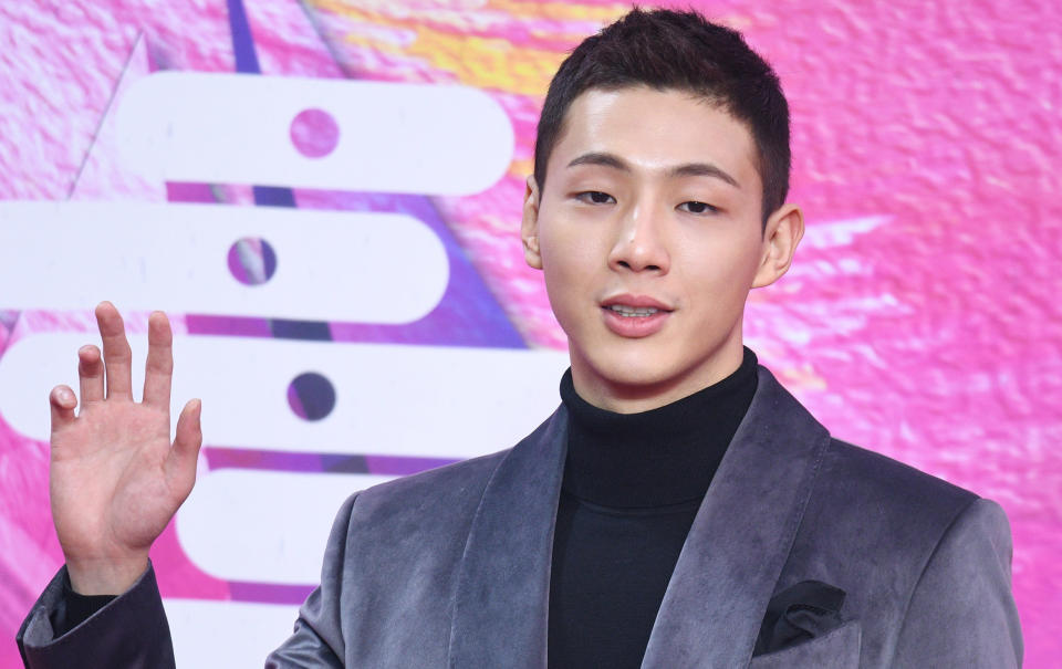 Image: Kim Ji Soo, known by his stage name Ji Soo, was recently dropped from a show after multiple people accused him of bullying.  (The Chosunilbo JNS / ImaZins via Getty Images file)