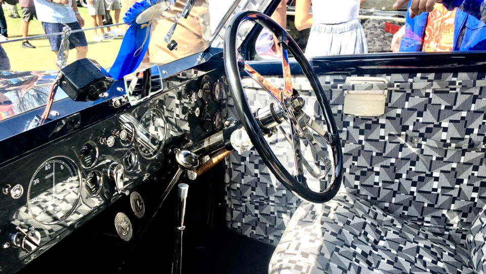 The interior of a 1935 Voisin C25 Aerodyne. 