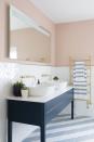 <p>This bathroom is a design lover's dream. Beautiful his-and-hers sinks, white and soft blue tiles and a striking gold towel rail, this bathroom ticks all the boxes. It was created by <a href="https://urldefense.com/v3/__https:/sales.houzz.com/api/mailings/click/PMRHK4TMEI5CE2DUORYHGORPF53XO5ZONBXXK6T2FZRW6LTVNMXXA2DPORXXGL3GOJSXG2BNMVXHG5LJORSS2ZDFONUWO3RNMNXWC43UMFWC2YTBORUHE33PNUWXG5LSOJSXSLLQNB3HOLLWOB7DCNBUGA4TSMBYGIRCYITJMQRDUOBUGY3TGNRMEJXXEZZCHIRDSODEMJRDMYTGFVTDMMRQFU2DINRTFVRDEZJWFU4TEM3BG42GCNBSGY2TIIRMEJ3GK4TTNFXW4IR2EI2CELBCONUWOIR2EJVV64TFLJDDOUCCIQ4UM32HOUZXKODYKR2GY2DULB2HCRCUMFTW2VDYO5BXQ33BGZVEUZZ5EJ6Q====__;!!Ivohdkk!36MWzbUQwNogQnsDQ5GKh0aLGAjeehTbqdNbRy7qW_GK5i8O-AL4bqD1E8aMg6knj8p91w$" rel="nofollow noopener" target="_blank" data-ylk="slk:Emma Merry Styling;elm:context_link;itc:0;sec:content-canvas" class="link ">Emma Merry Styling</a>, whose clients were after a boutique hotel feel. </p><p><strong>READ MORE</strong>: <a href="https://www.housebeautiful.com/uk/lifestyle/g28348335/beautiful-hotel-bathrooms/" rel="nofollow noopener" target="_blank" data-ylk="slk:10 of the most beautiful hotel bathrooms in the world;elm:context_link;itc:0;sec:content-canvas" class="link ">10 of the most beautiful hotel bathrooms in the world</a></p>
