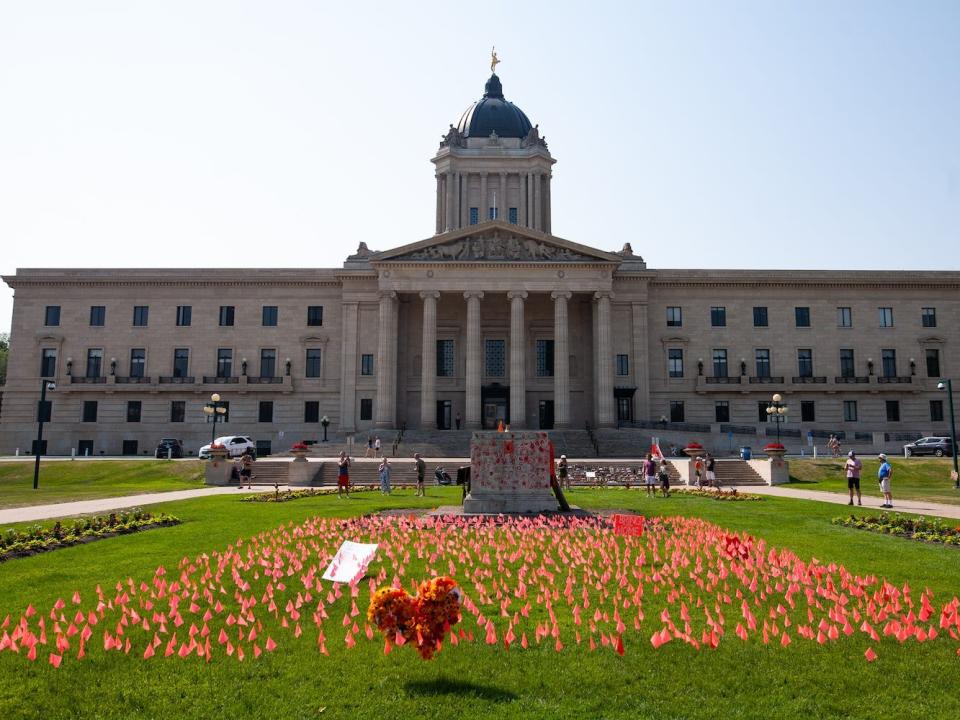 Manitoba Legislature in Winnipeg, Canada