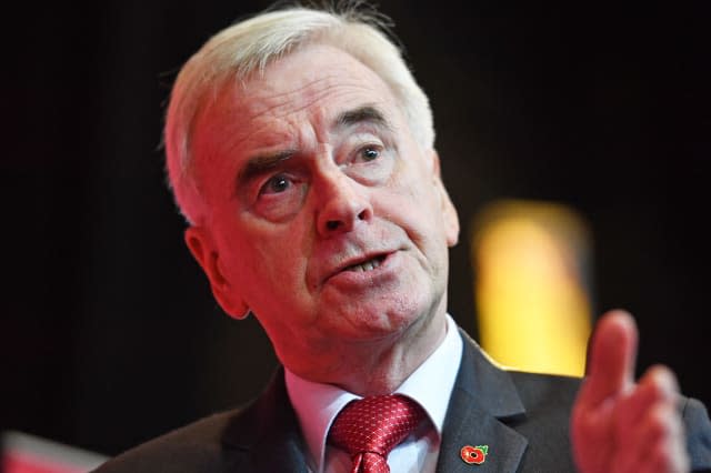 McDonnell accuses Tories of siding with the super rich