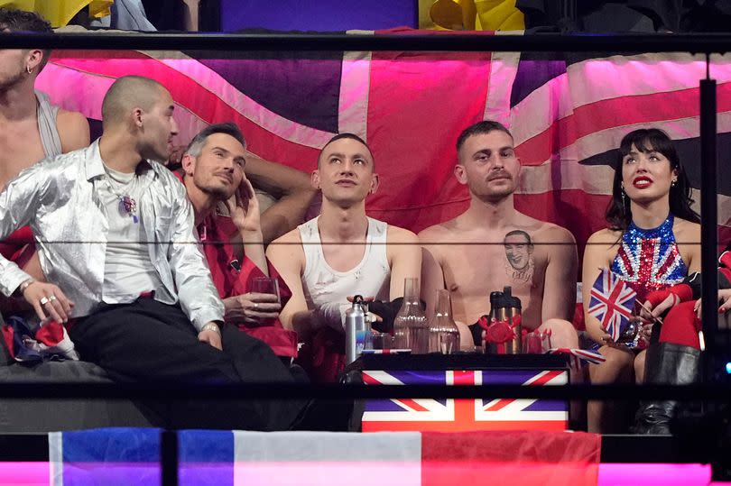 Olly Alexander of United Kingdom during the Grand Final of the Eurovision Song Contest