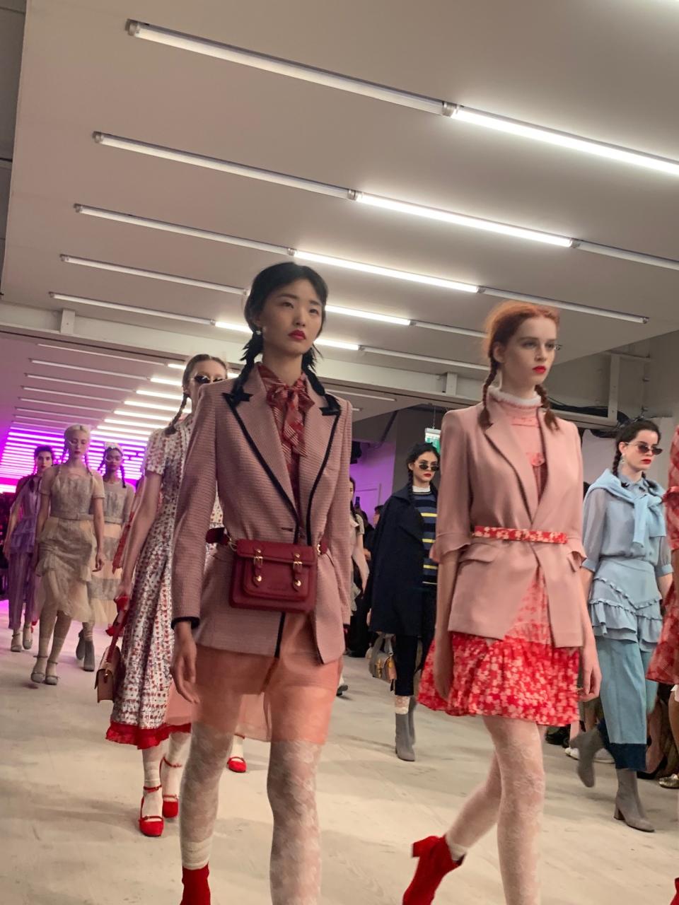 London Fashion Week: Bora Aksu Spring Summer 2020. (PHOTO: Reta Lee/Yahoo Lifestyle Singapore)