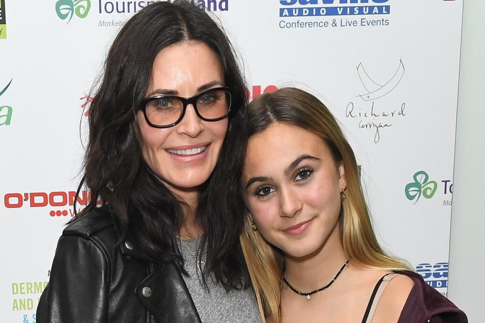 Courteney Cox and Coco