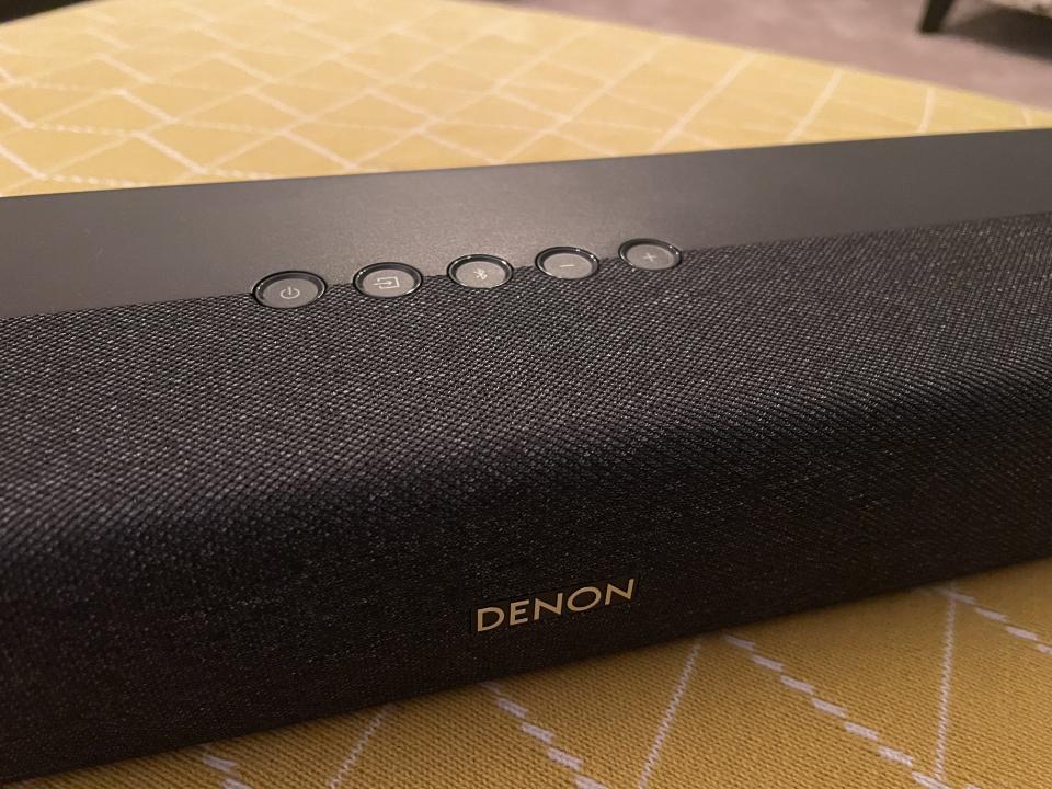 The Denon DHT-S217 soundbar.