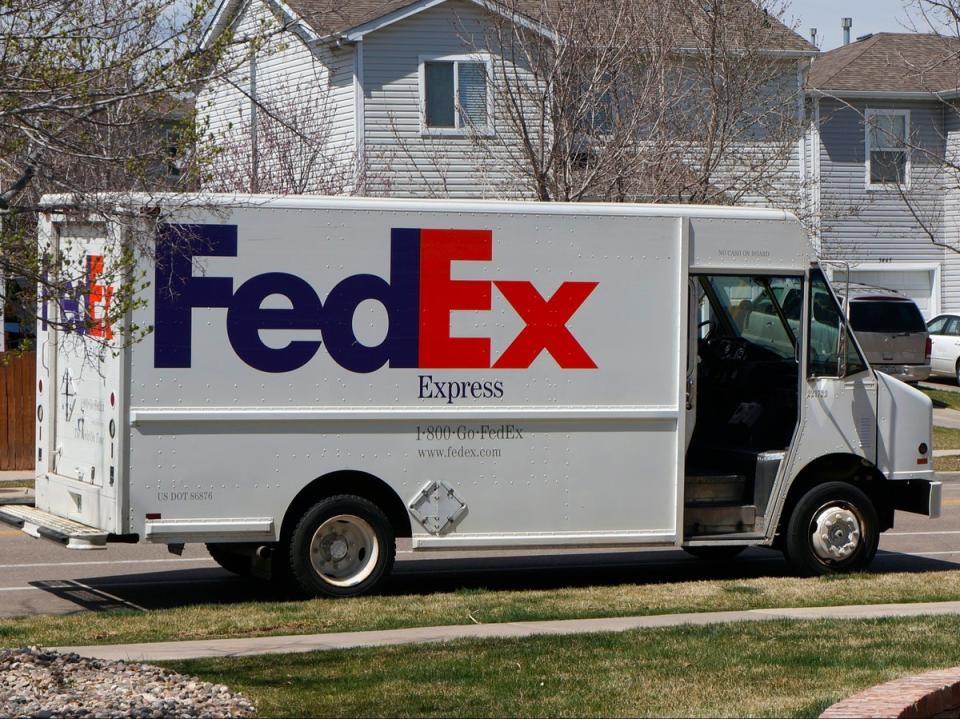 A spokesperson for FedEx reiterated that ‘shipments of this nature are prohibited within the FedEx network’  (Getty Images)