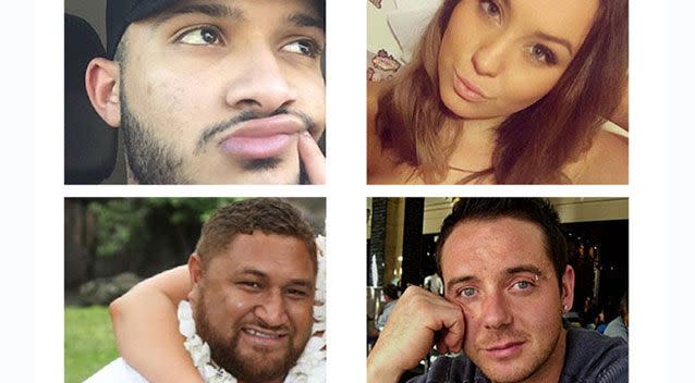 Some of the thunderstorm asthma victims. Source: 7News