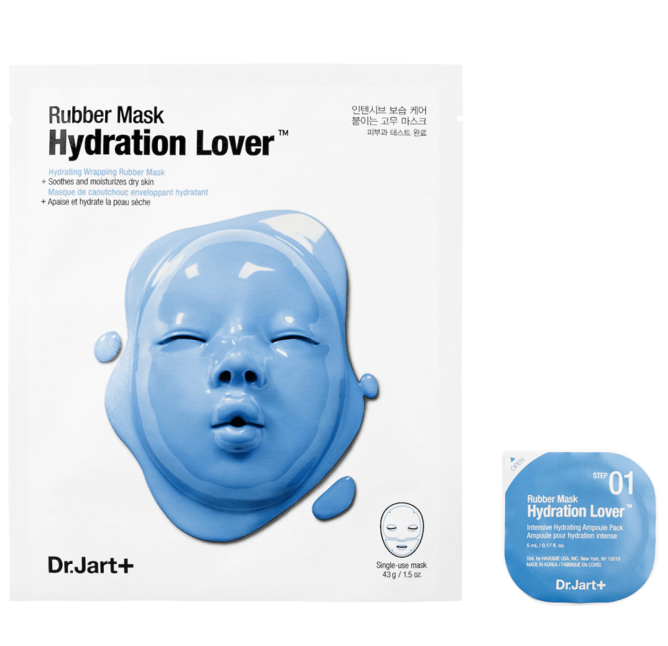 Dr. Jart+ Hydration Lover Rubber sheet mask.