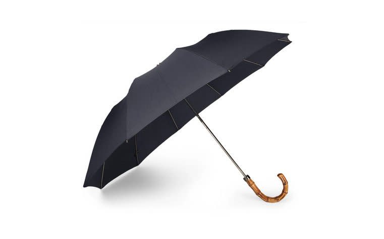 London Undercover Wood-handle Telescopic Umbrella