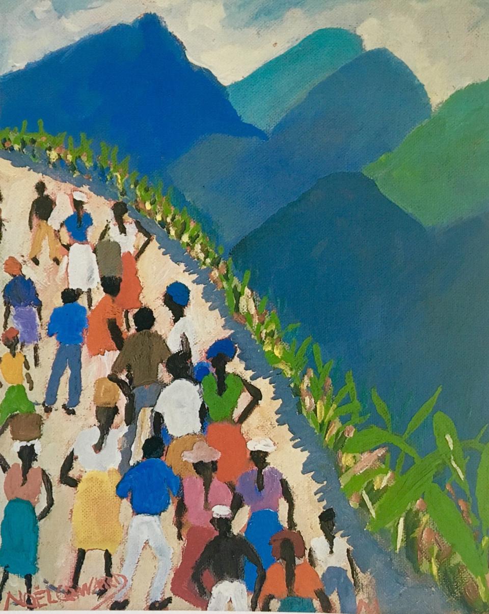 Noël Coward's painting Blue Hills, Jamaica