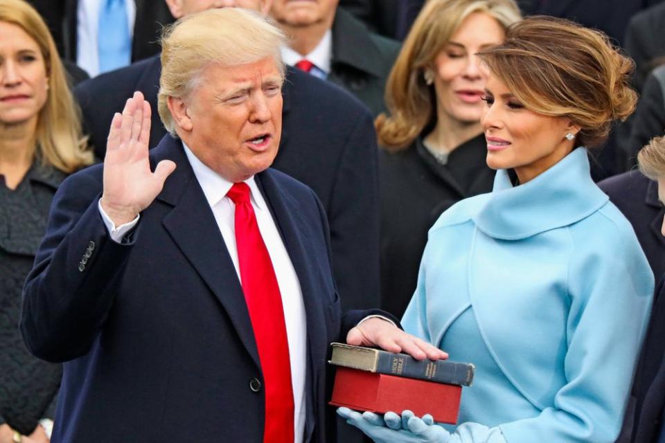 Donald Trump was sworn in as the 45th President of the United States on January 20, 2017