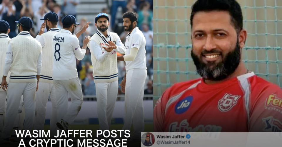 Wasim Jaffer Posts A Cryptic Message, Asks Indian Team To Add This Player In Playing XI For 3rd Test