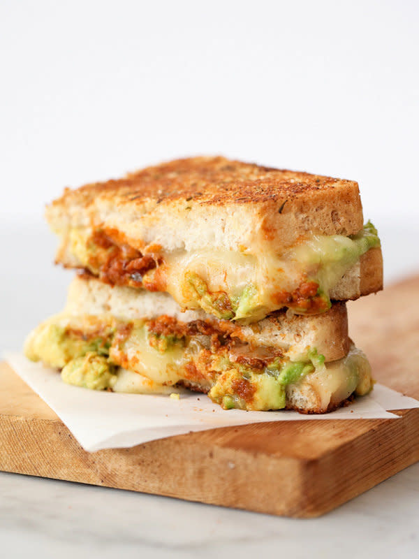 You know that's what you really want to do.<BR><BR> <strong>Get the <a href="http://www.foodiecrush.com/2014/03/garlicky-avocado-grilled-cheese-with-tomato-pesto/" target="_blank">Garlicky Avocado Grilled Cheese with Tomato Pesto recipe</a> from Foodie Crush</strong>
