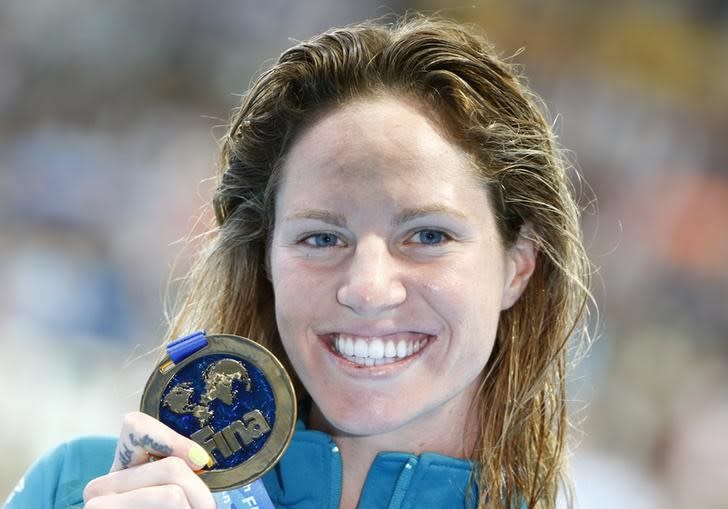 Emily Seebohm is a contender in the women's 100 and 200 backstroke. (Reuters)