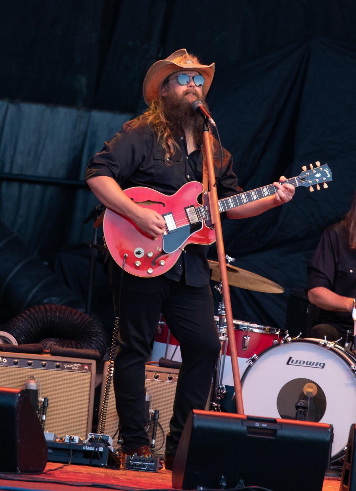 Willie Nelson & Family headline the Outlaw Music Festival with special guests Chris Stapleton, Ryan Bingham and Yola at Germania Insurance Amphitheater on Aug. 22, 2021, in Austin.