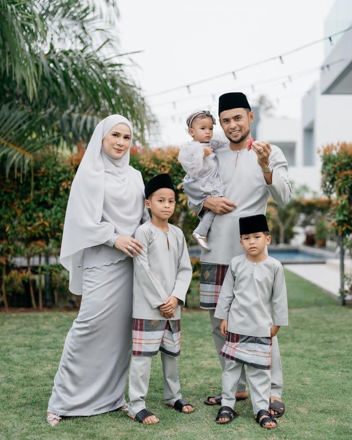 Aidil and wife Zarema have three kids