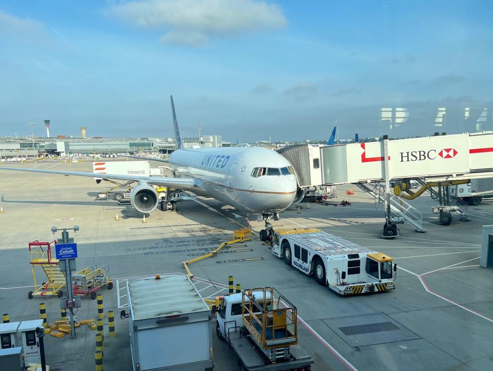 Flying on United's 767-300ER.