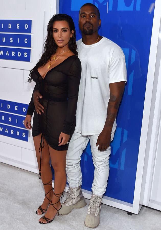 Kimye's surrogate is 'three months along'. Source: Getty