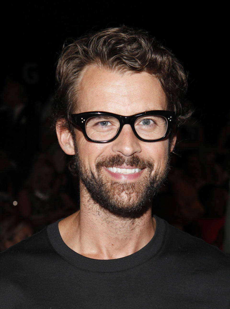 FILE - In this Sept. 11, 2013 file photo, Brad Goreski attends the J. Mendel Spring 2014 collection during Mercedes-Benz Fashion Week in New York. The flawless looks about to be unveiled on Oscar’s red carpet on Sunday, March 2, 2014, have been months in the making and require an army of experts. Stylists scour the fashion shows in New York, London, Paris and Milan to find the freshest looks for Oscar’s red carpet, says stylist Goreski. (Photo by Amy Sussman/Invision/AP, file)