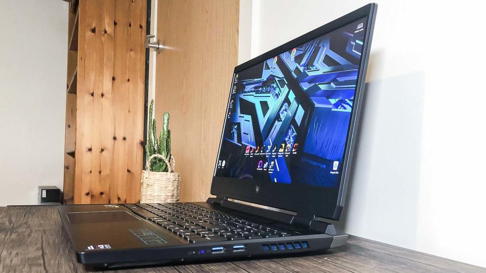 Acer Predator Helios 300 on desk
