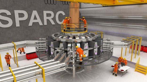 El Sparc planea ser el primer experimento nuclear que produzca más energía que la que consume. Imagen: Ken Fila/MIT