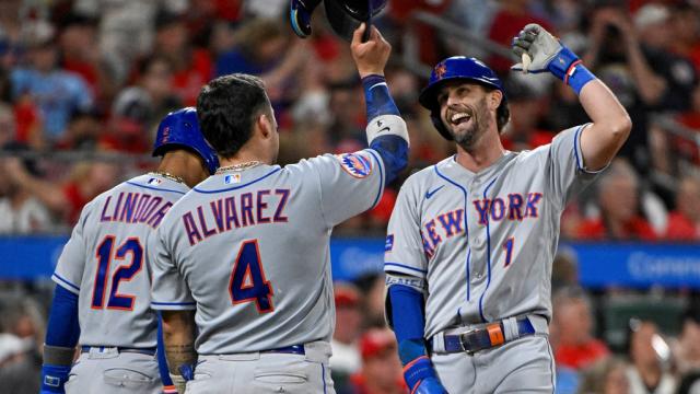 Mets Player Celebrates Hit by Pitch RBI in the Hospital