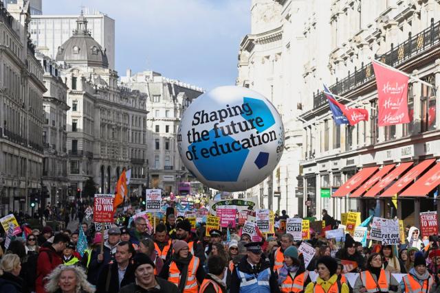 London strikes latest Over half of schools closed or partially