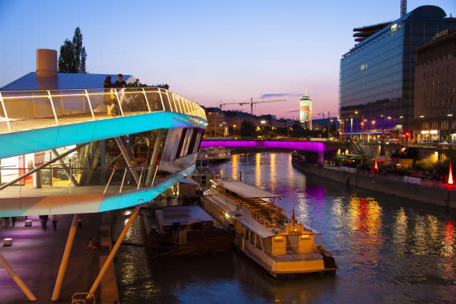 Austria, Vienna, Danube canal