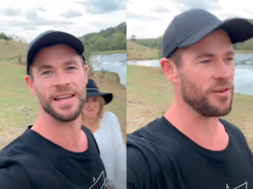 Chris Hemsworth and Elsa Pataky shared a very relatable parenting moment with fans. Photo: Instagram/chrishemsworth