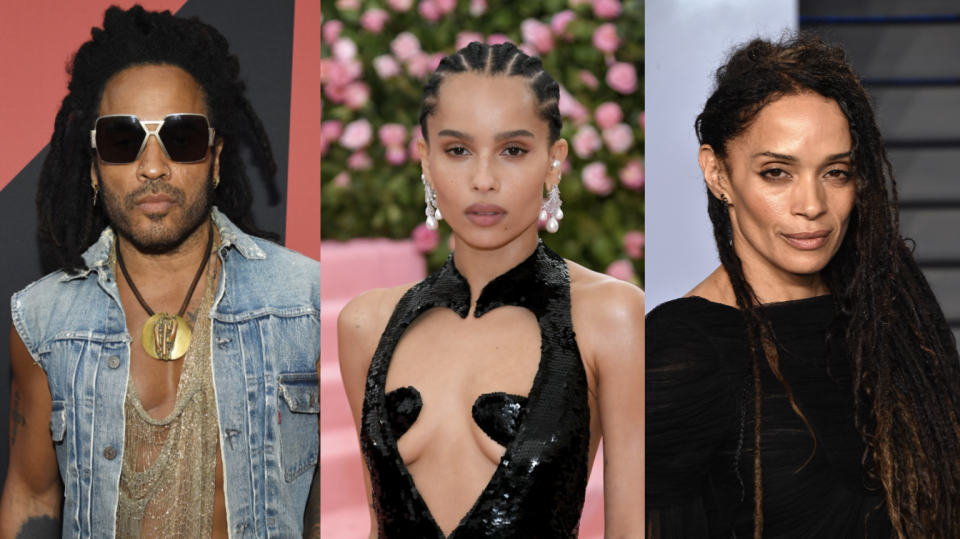 Lenny Kravitz, Zoë Kravitz, Lisa Bonet