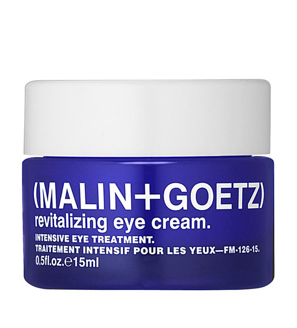 <p><strong>The Problem:</strong> <em>Bags under your eyes make you look tired and sullen, like a basset hound or Steve Bannon.</em></p><p><strong>The Solution:</strong> <em><b>Malin+Goetz Revitalizing Eye Cream</b></em></p><p>Cream can often feel heavy and oily, but this one's somehow light and luxurious—like Cool Whip for your face. Though for long-term improvement you should use it on the daily, I looked less hangdog after trying it exactly once.</p><p>$92 for 0.5 oz., <a rel="nofollow noopener" href="http://www.barneys.com/product/malin-2bgoetz-revitalizing-eye-cream-505057035.html?mbid=synd_yahoobeauty&skimproduct=fd2a4edd24d1169d0341a473bbb124c6" target="_blank" data-ylk="slk:buy it now at barneys.com;elm:context_link;itc:0;sec:content-canvas" class="link ">buy it now at barneys.com</a></p>