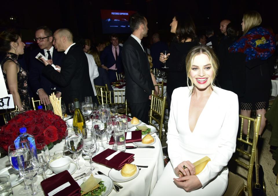 <p>Margot Robbie attends the 2016 IFP Gotham Independent Film Awards. (Photo by Eugene Gologursky/Getty Images) </p>