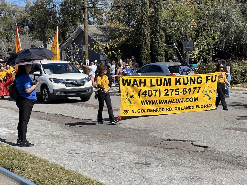 Local Asian organizations, City of Orlando and Orange County officials led the parade to celebrate the Lunar New Year.